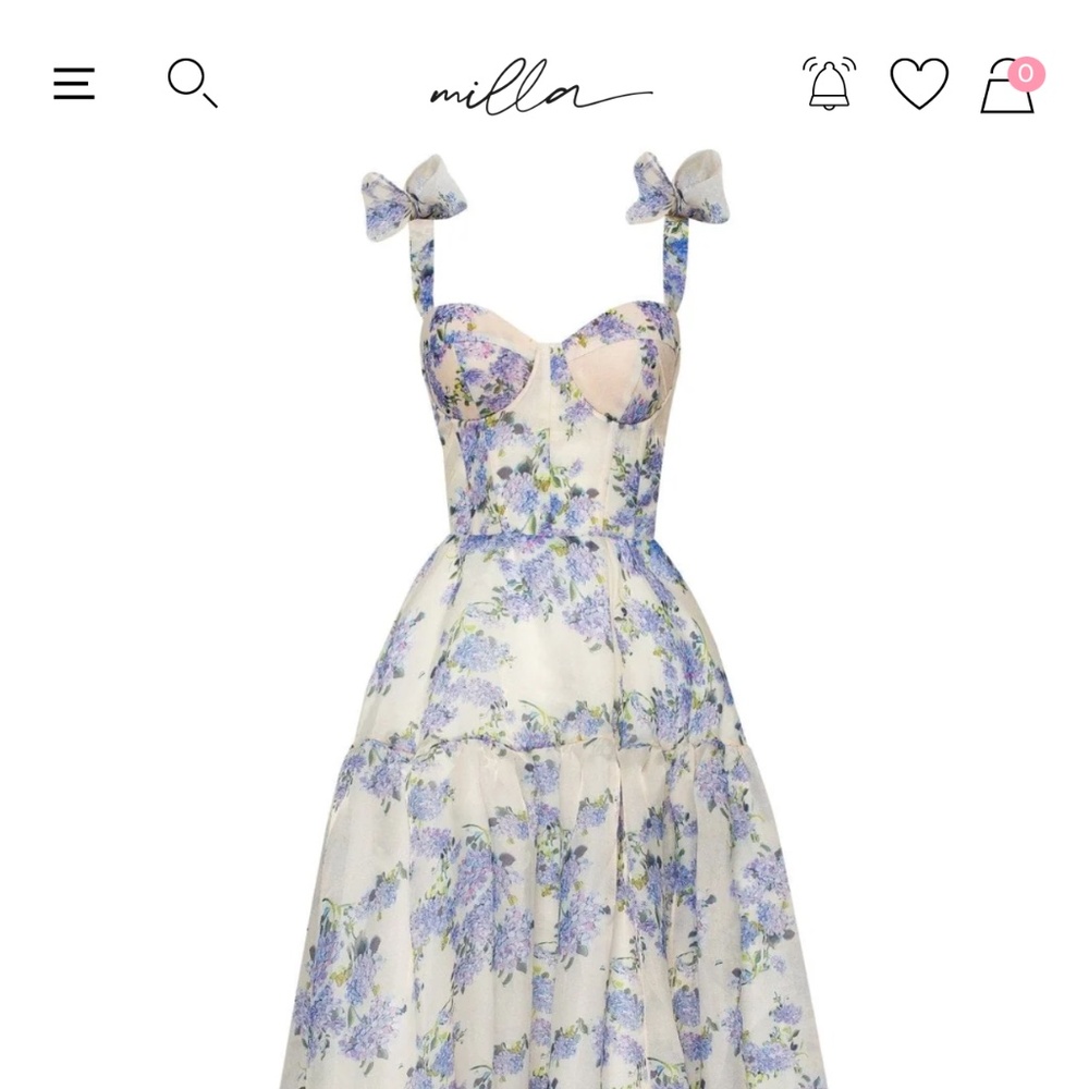 Milla Hydrangea dress XL (size 6,8, 10) prom, wedding